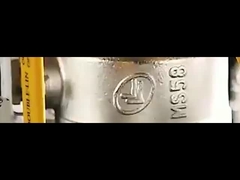 লিভার হ্যান্ডেল গ্যাস ভালভ ব্রাস মহিলা এক্স মহিলা লম্বা থ্রেড 5 বার 1/2 ইঞ্চি