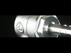 পুরুষ এক্স পায়ের পাতার মোজাবিশেষ সংযোগকারী অ্যালুমিনিয়াম হ্যান্ডেল ব্রাস গ্যাস ভালভ