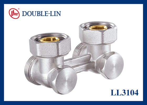 F3/4' X M3/4" কোণ দুই পাইপ ভালভ ISO228 থ্রেড