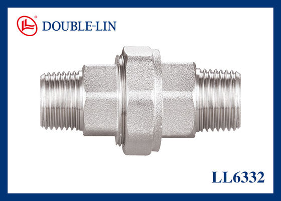 DIN 259 পুরুষ এক্স পুরুষ HPB 57-3 1 ইঞ্চি ব্রাস ইউনিয়ন