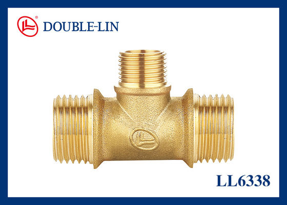 BS2779 পুরুষ এক্স পুরুষ এক্স পুরুষ 1/2 "ব্রাস হ্রাসকারী টি