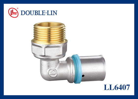 BS2779 থ্রেড M3/4 "HPB 57-3 ব্রাস পুরুষ কনুই