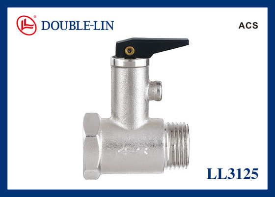M1/2" বোতল সুরক্ষা ত্রাণ ভালভ লিভার হ্যান্ডেল 116psi খোলার সঙ্গে