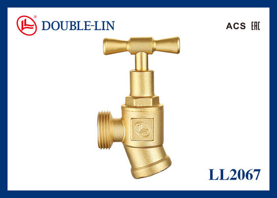 16 বার F1/2" X M3/4" স্টপকক ট্যাপ ব্রাস হ্যান্ডেল