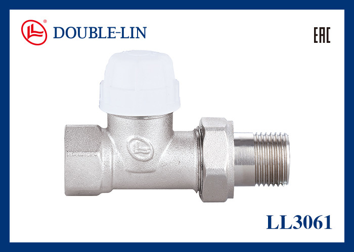 Straight Thermostatic  Valves 10 Bar Working Pressure 0℃ to 120℃ Working Temperature